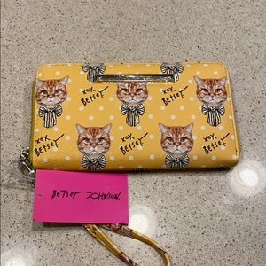 BETSEY JOHNSON CAT Z/A WALLET